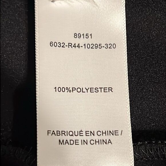 Melanie Lyne Black Faux Leather Pants Size 6 - Picture 10 of 10